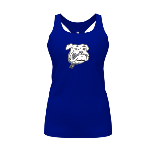 [FT0TRBRY-FYS-LOGO1] Decker Racerback Tank Top (Female Youth S, Royal, Logo 1)