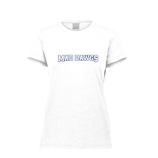 [FTSCUBWH-FAXS-LOGO2] Decker Women's Tri-Blend T-Shirt - Short Sleeve (Female Adult XS, White, Logo 2)