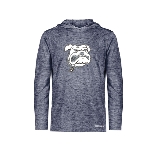 [FOLHCGNV-AS-LOGO1] Decker Men's Charge Hoodie (Adult S, Navy, Logo 1)