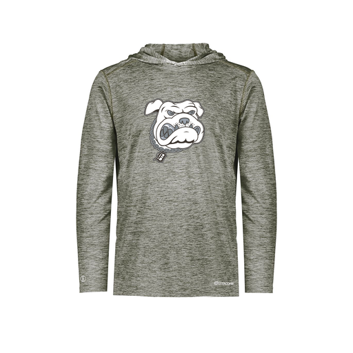 [FOLHCGGY-AS-LOGO1] Decker Men's Charge Hoodie (Adult S, Gray, Logo 1)