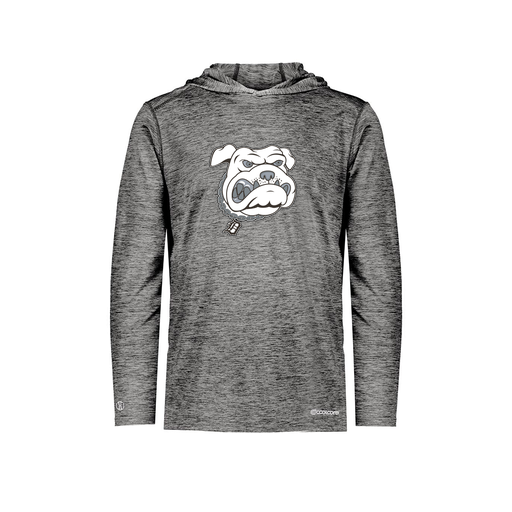 [FOLHCGBK-YS-LOGO1] Decker Youth Charge Hoodie (Youth S, Black, Logo 1)