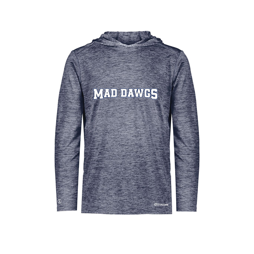 [FOLHCGNV-YS-LOGO2] Decker Youth Charge Hoodie (Youth S, Navy, Logo 2)