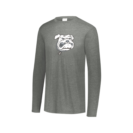 [FTLCUBGY-AXS-LOGO1] Decker Men's Tri-Blend T-Shirt - Long Sleeve (Adult XS, Gray, Logo 1)
