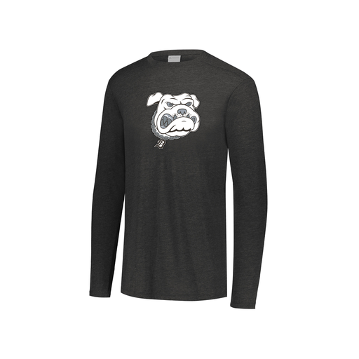 [FTLCUBBK-YS-LOGO1] Decker Youth Tri-Blend T-Shirt - Long Sleeve (Youth S, Black, Logo 1)